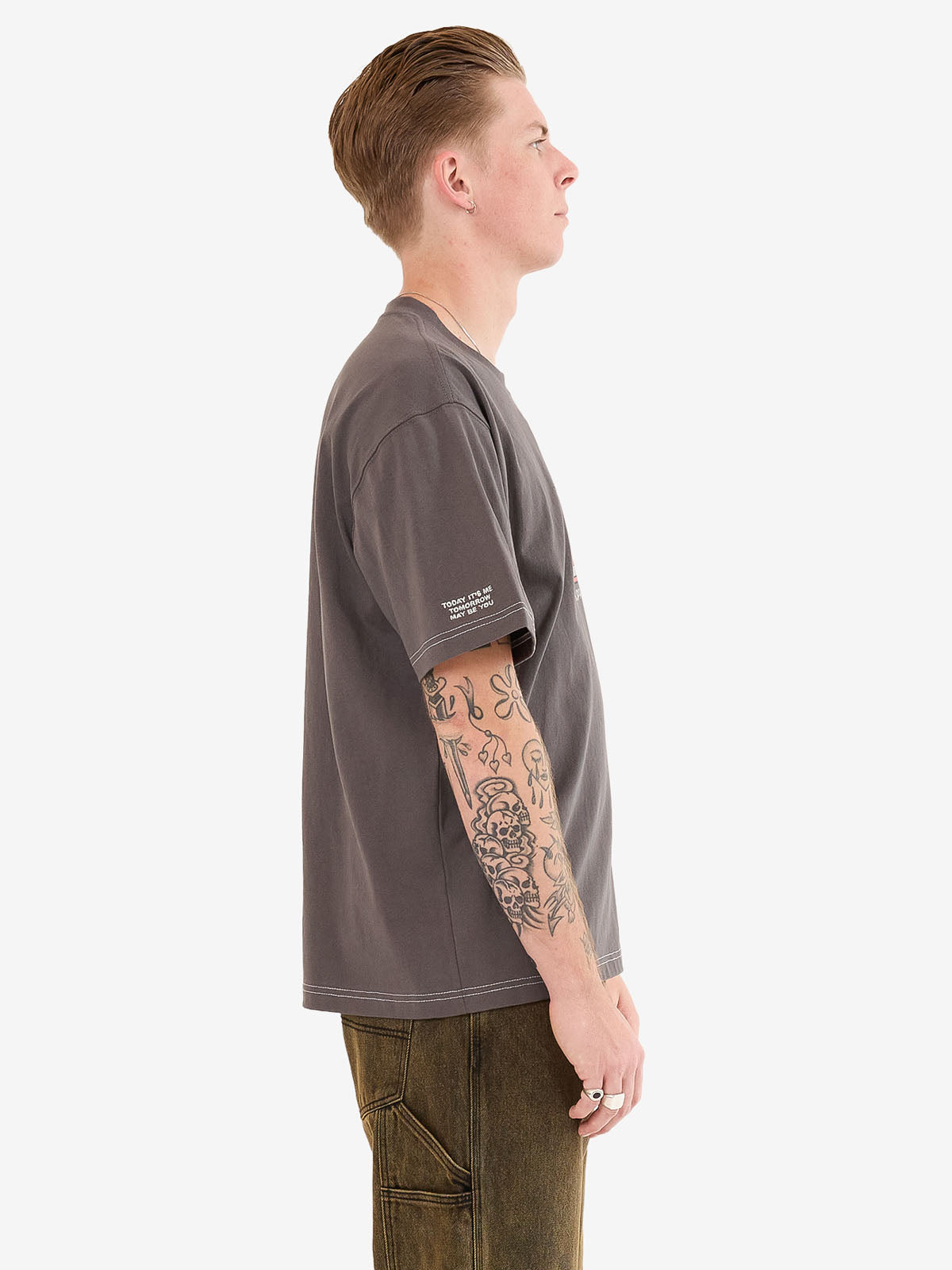 Maybe Today Tee - Worn Black