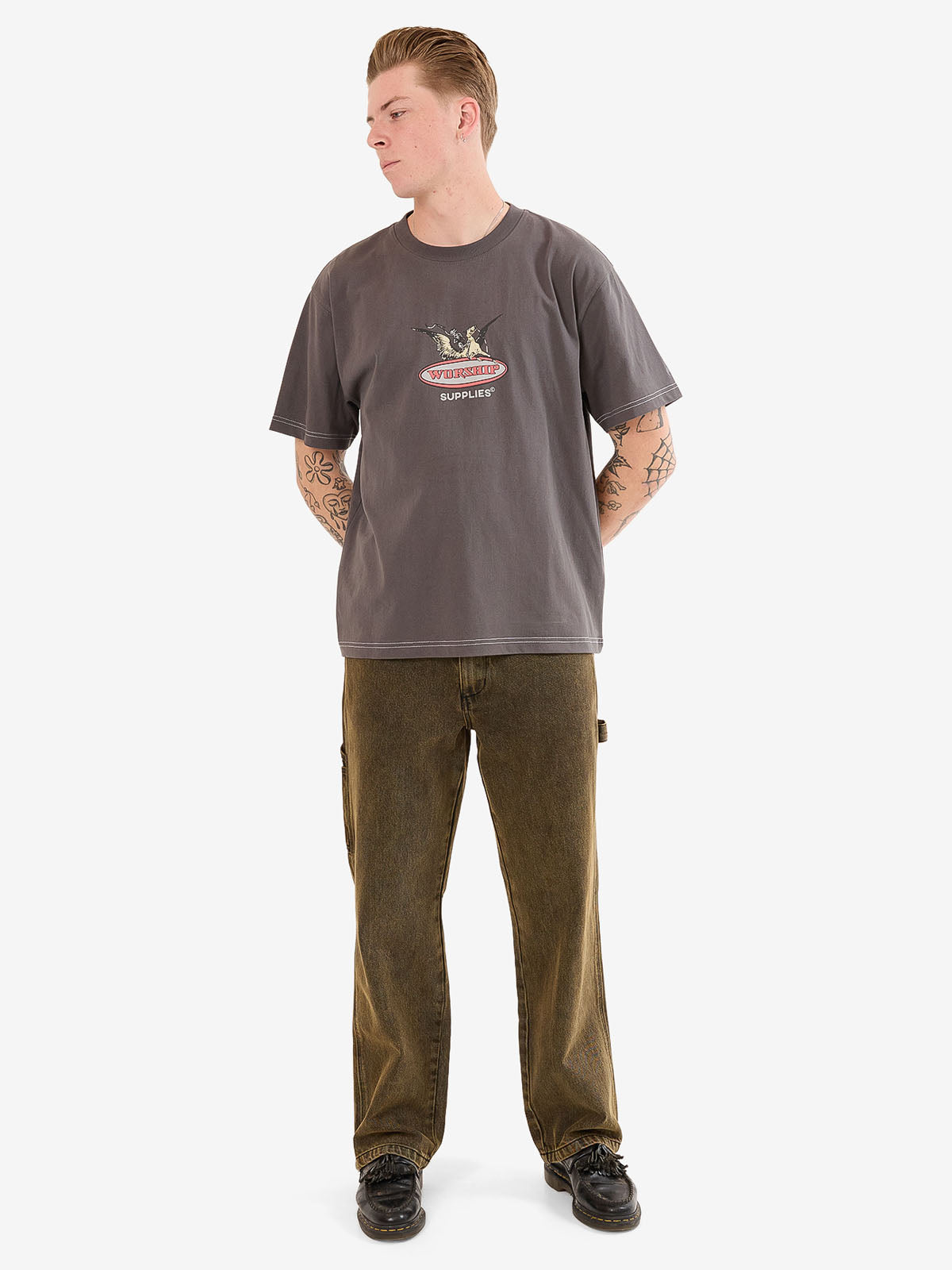 Maybe Today Tee - Worn Black