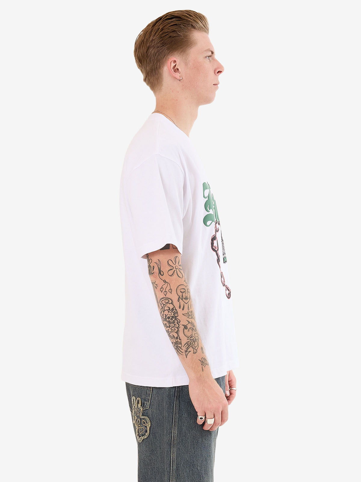 Heavy Heart Tee - White