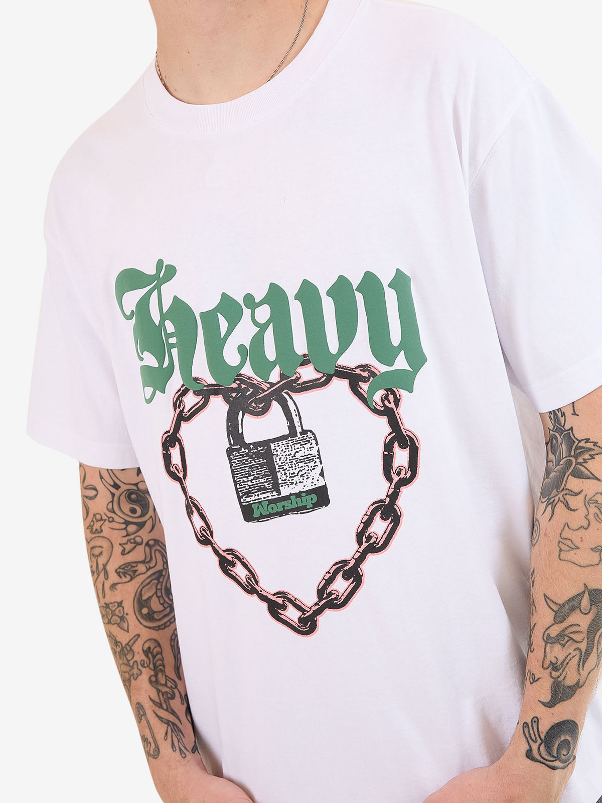 Heavy Heart Tee - White