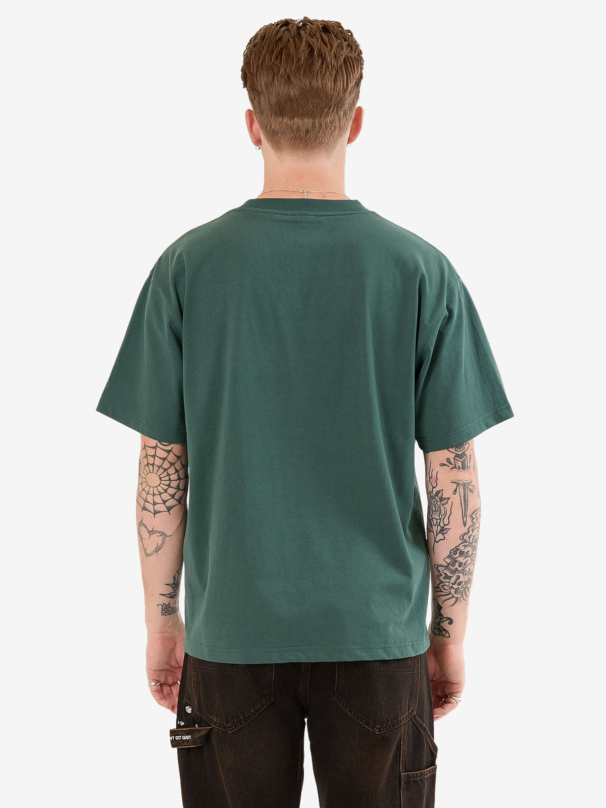 Dont Get Caught Tee - Bistro Green