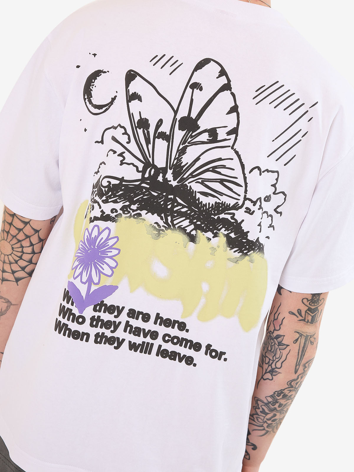 Never Assume Tee - White