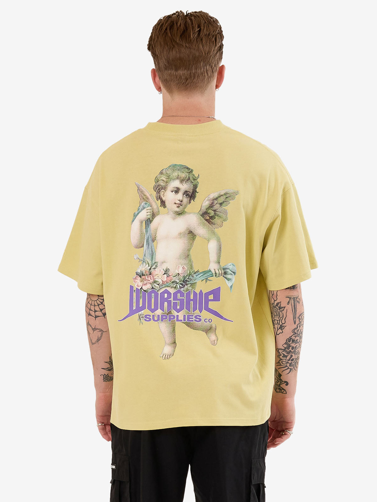 Echo Oversize Tee - Sickly Yellow