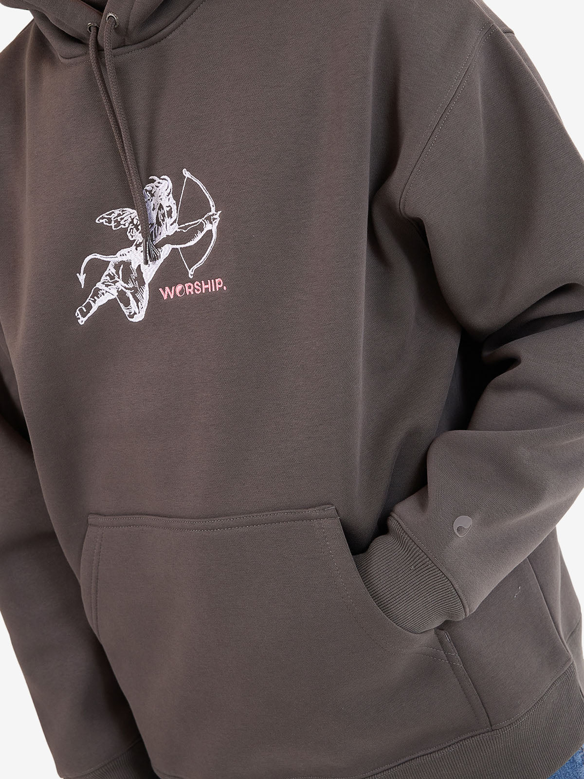 Cherub Pull Over Hood - Worn Black