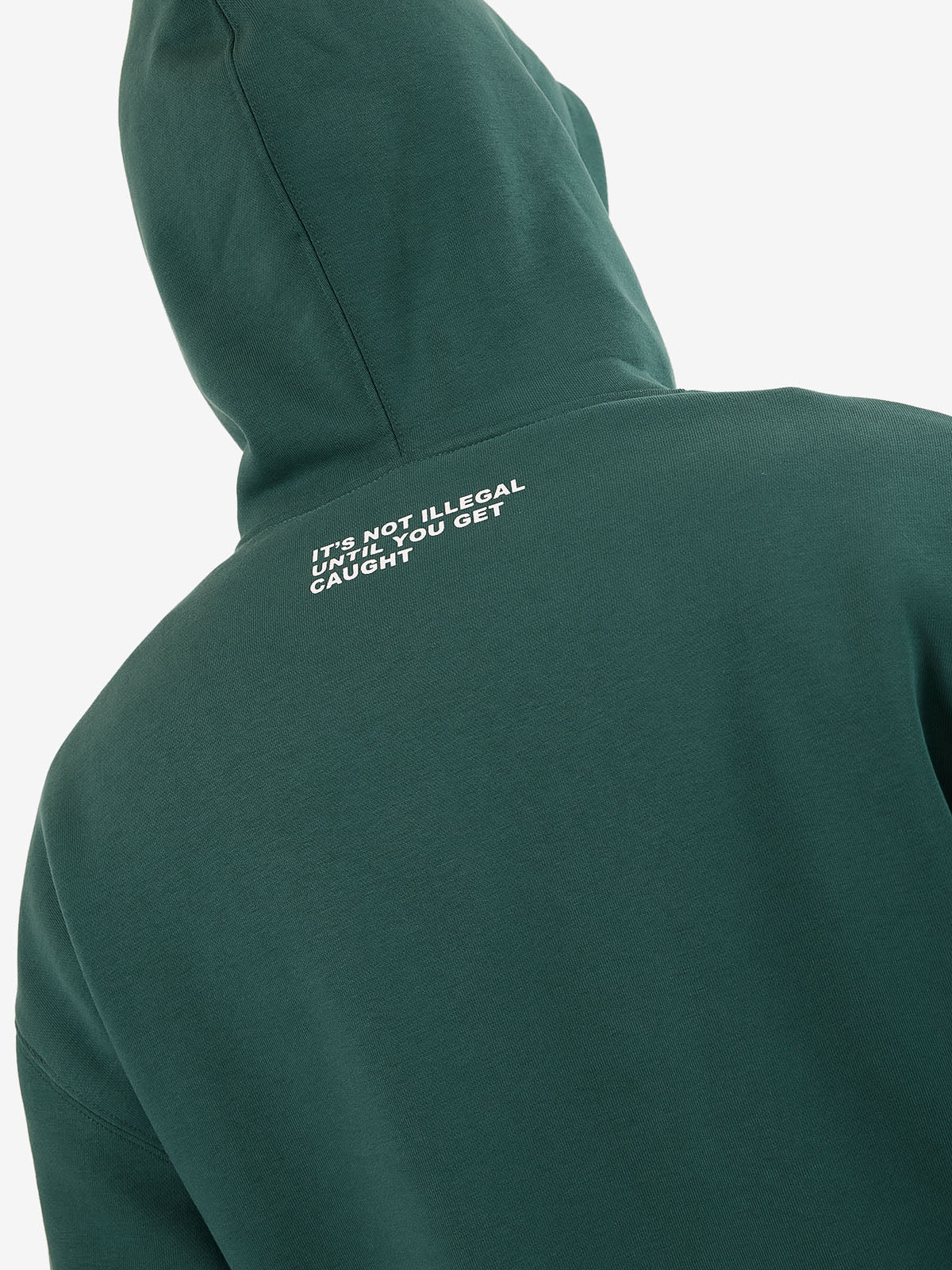 Dont Get Caught Hood - Bistro Green