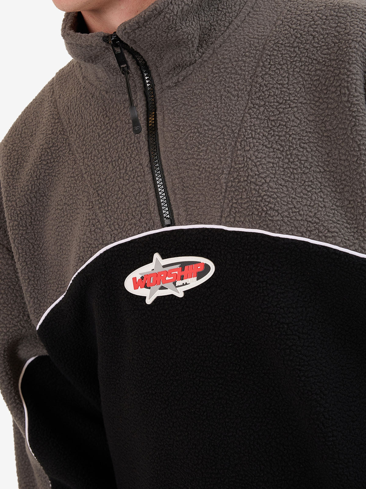 Striker Quarter Zip Polar Fleece - Black