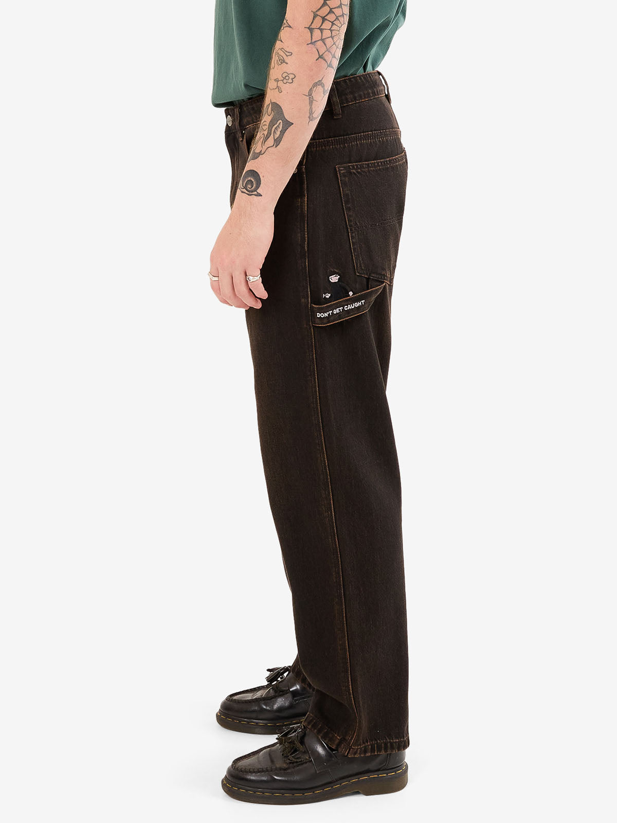 Dont Get Caught Carpenter Jean - Burnt Black