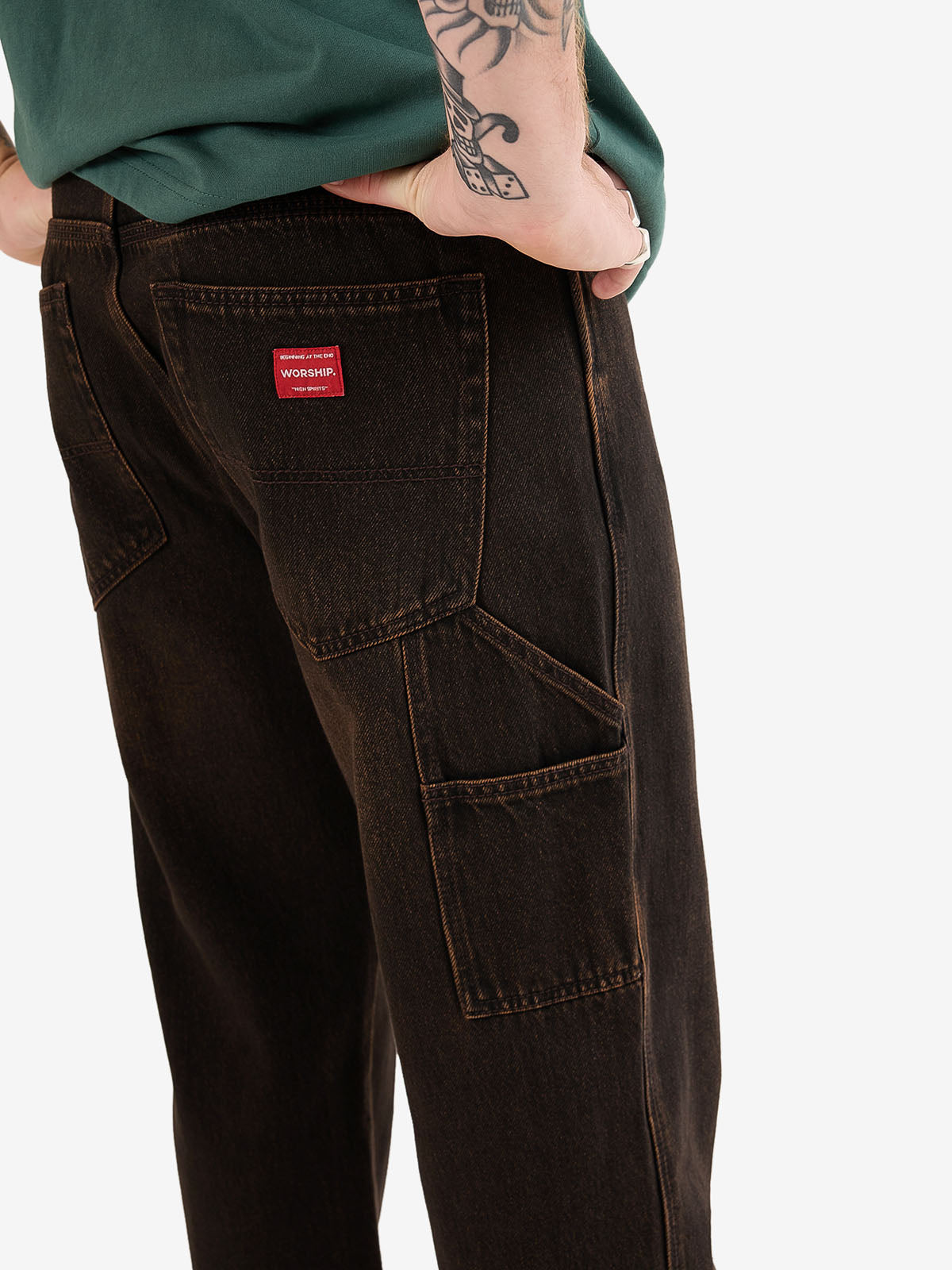 Dont Get Caught Carpenter Jean - Burnt Black
