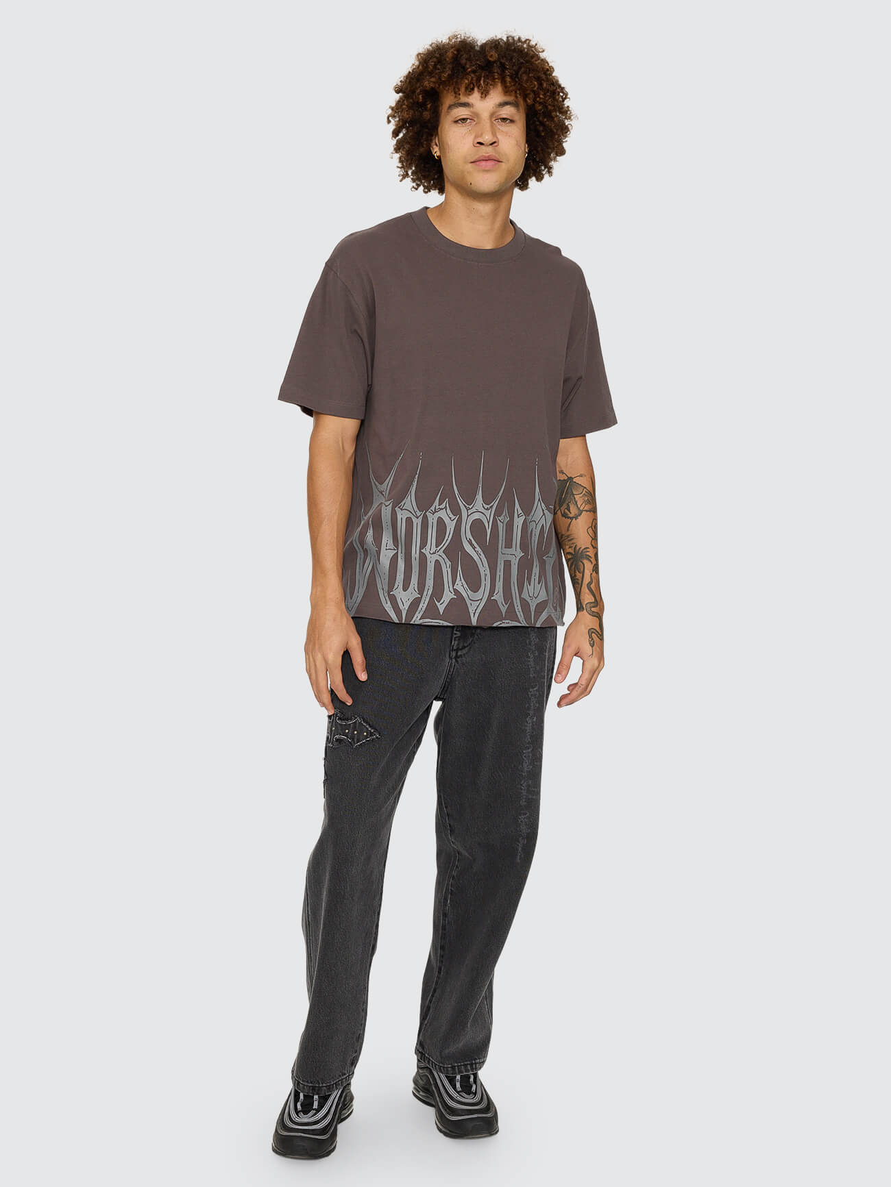 Manic Tee - Ember Black XS