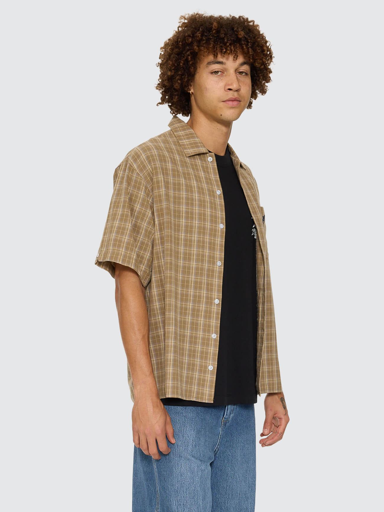 Cherub Short Sleeve Shirt - Tannin XS