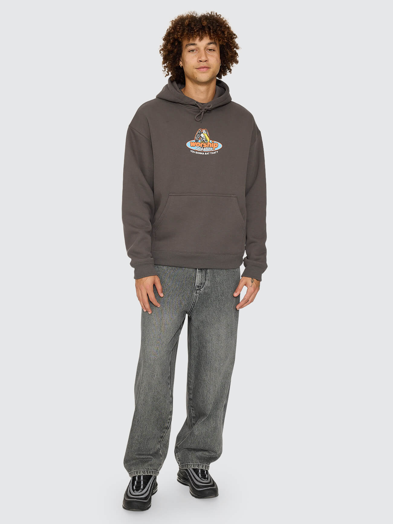 Still Hungry Pullover Hood - Worn Black XS
