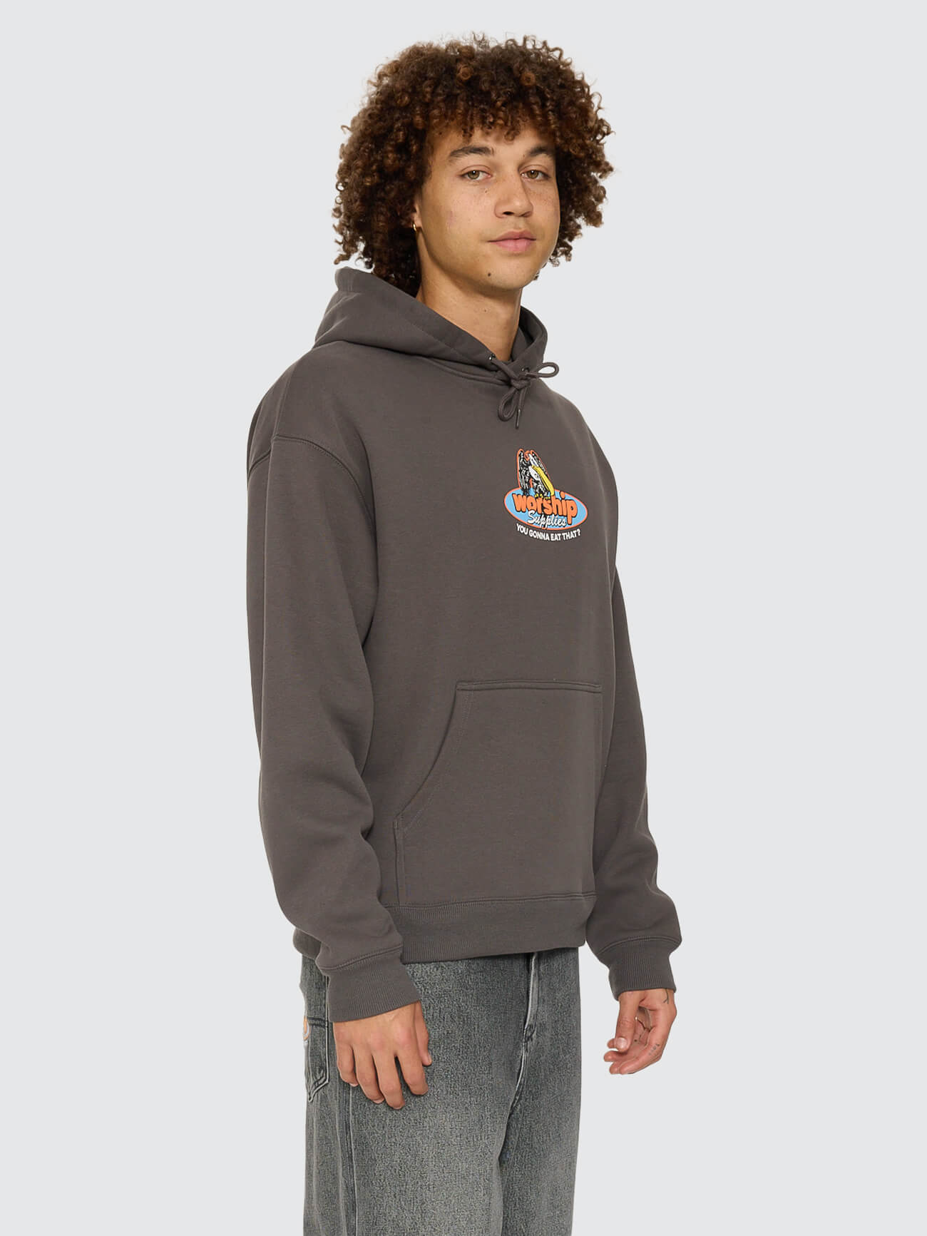 Still Hungry Pullover Hood - Worn Black XS