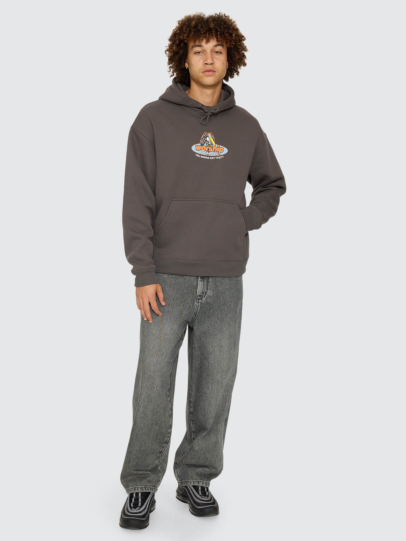 Still Hungry Pullover Hood - Worn Black XS