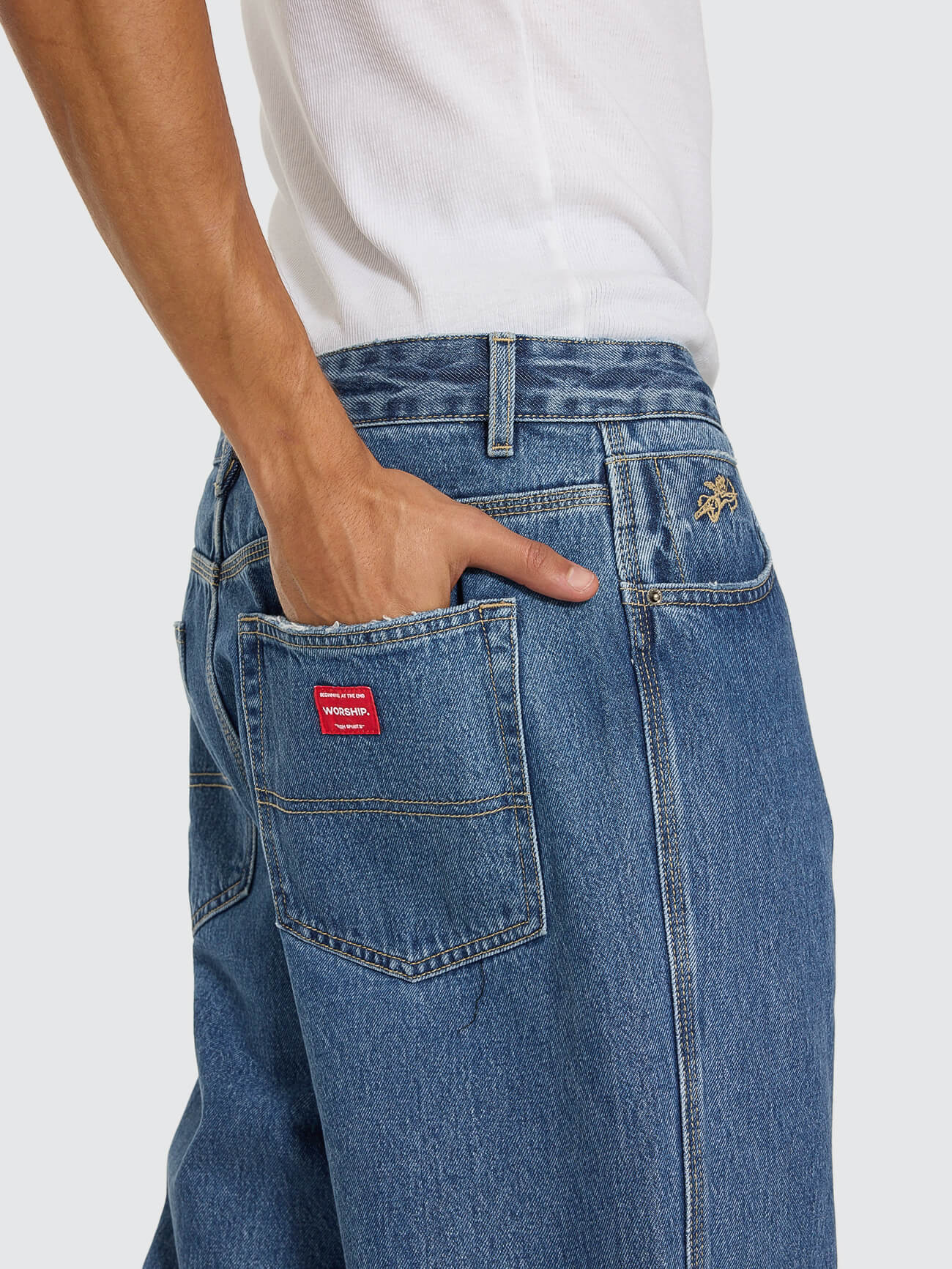 Wyldstyle Big Dawg Jean - Steady Mid Blue 26