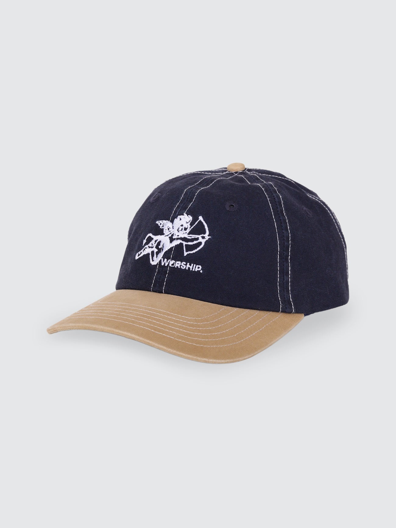 Cherub 6 Panel Cap - Peacoat