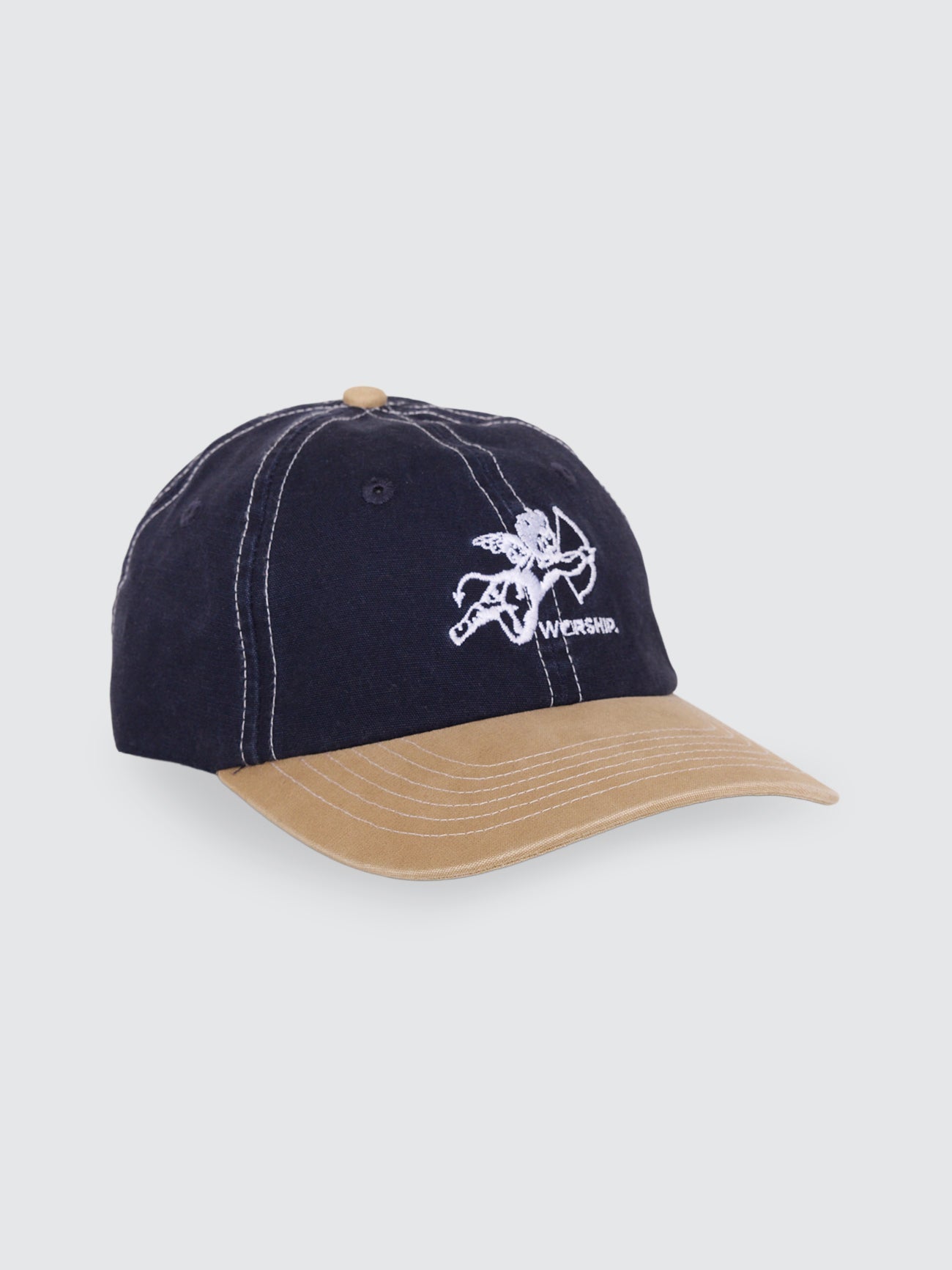 Cherub 6 Panel Cap - Peacoat