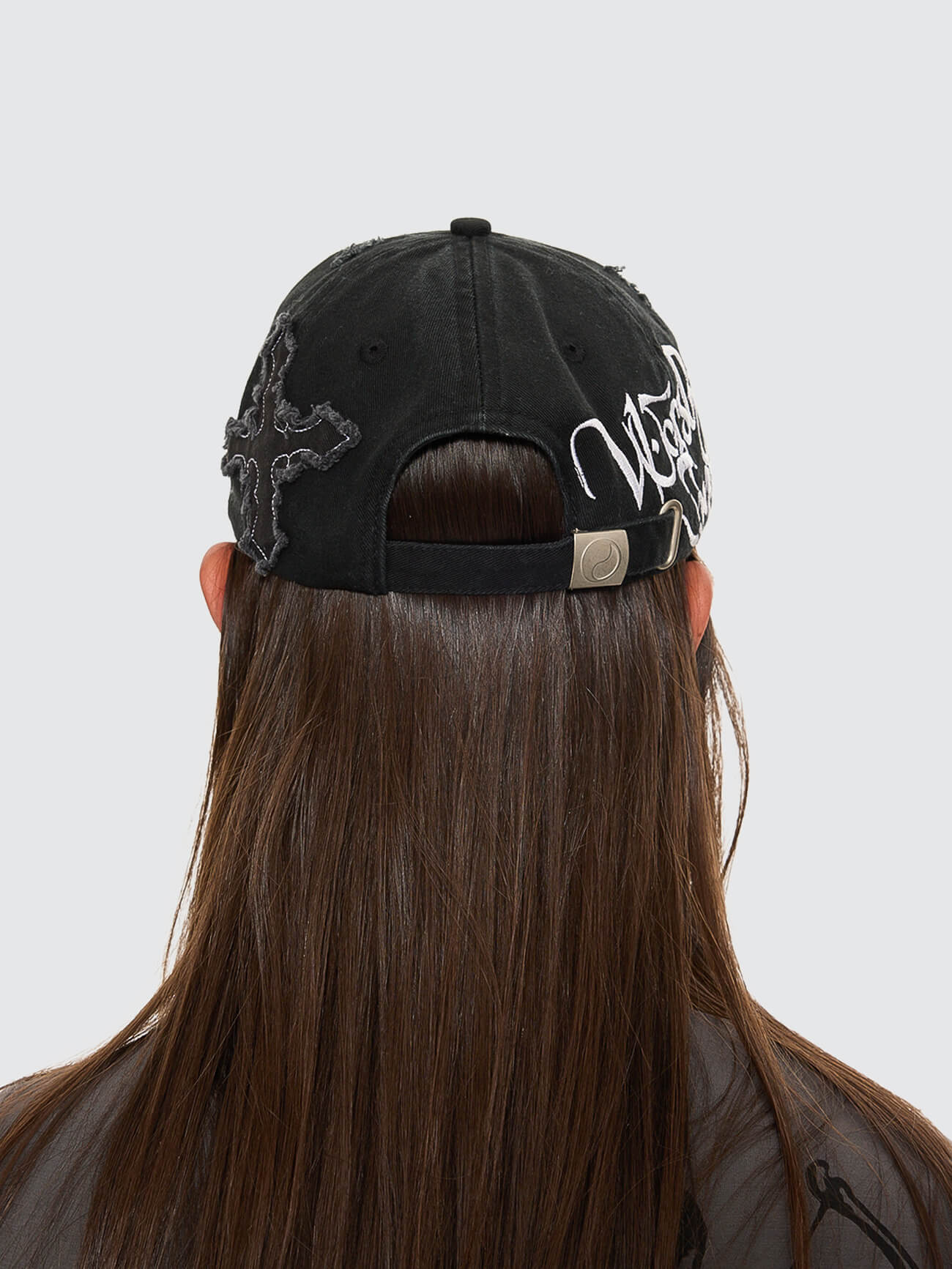 Manic 6 Panel Cap - Ember Black One Size