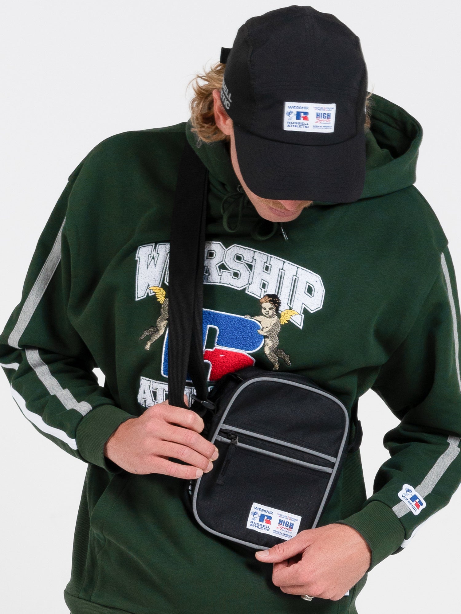 Drill Practice Shoulder Bag - Black