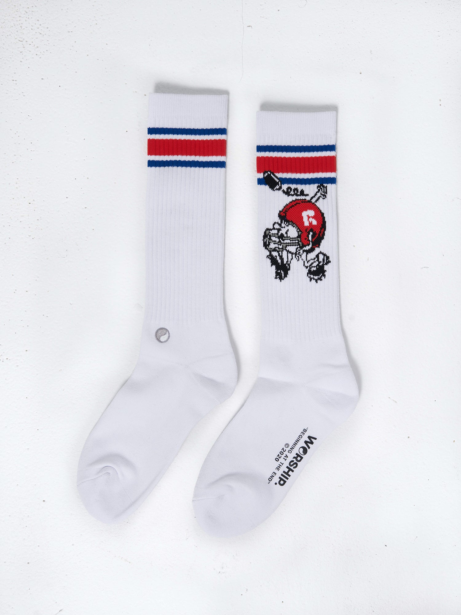 Team Spirit 3 Pack Socks - Black-White-Levitation Blue