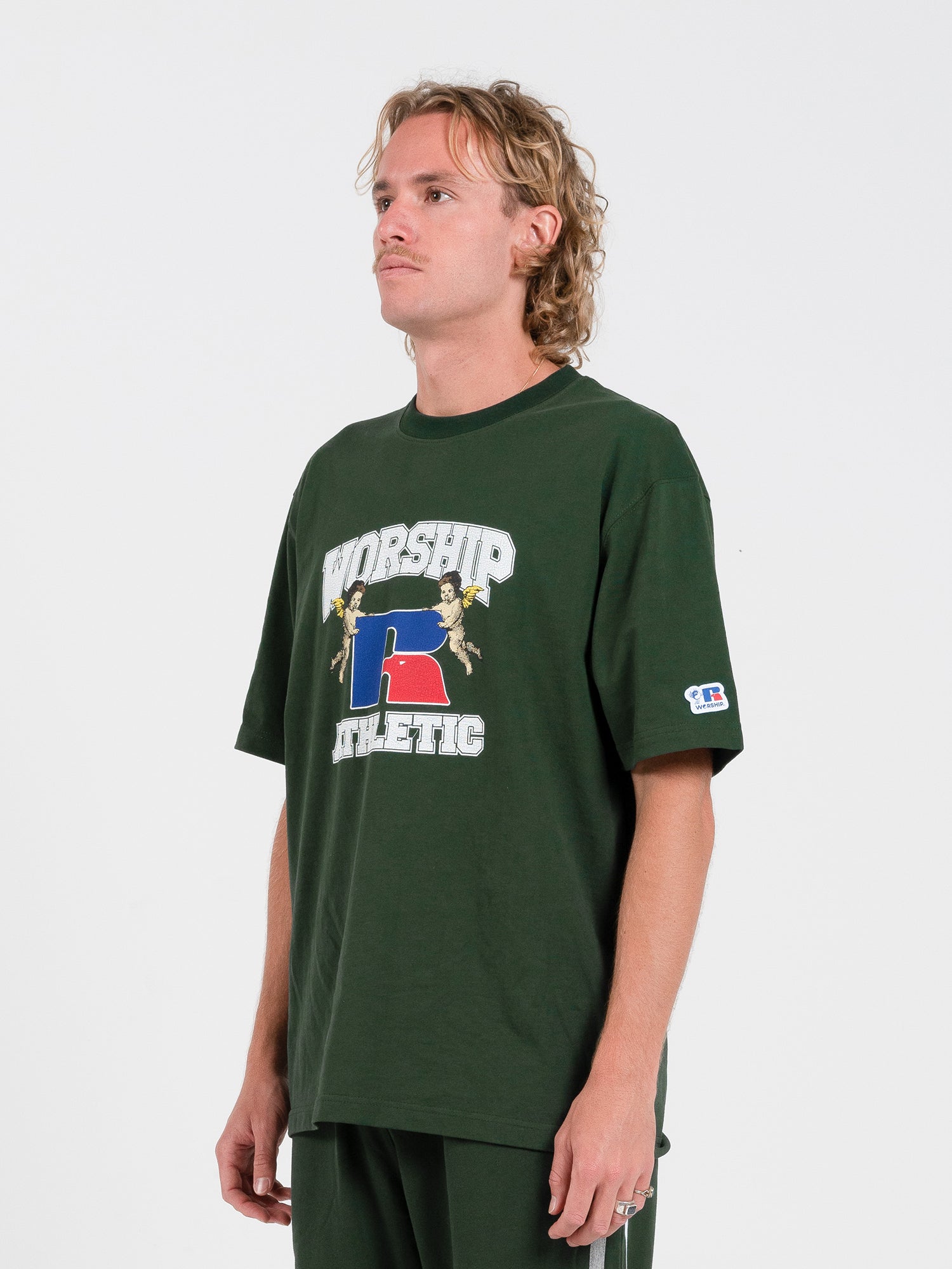 Groundskeepers Tee - Sycamore Green Vintage Washed