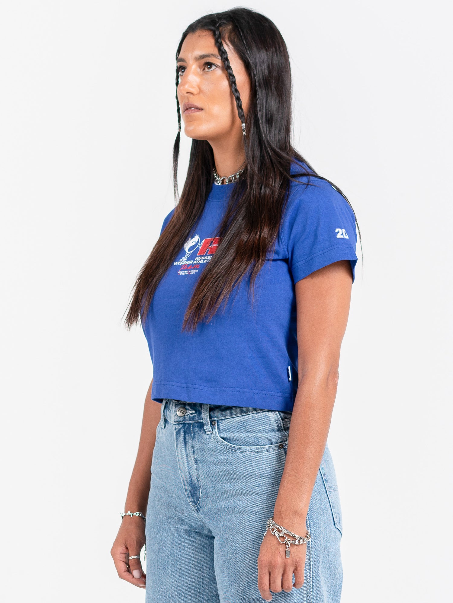 Team Spirit Boy Tee - Levitation Blue Vintage Washed