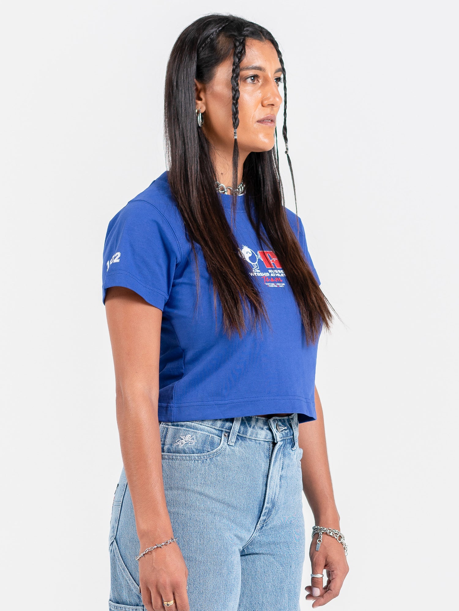 Team Spirit Boy Tee - Levitation Blue Vintage Washed