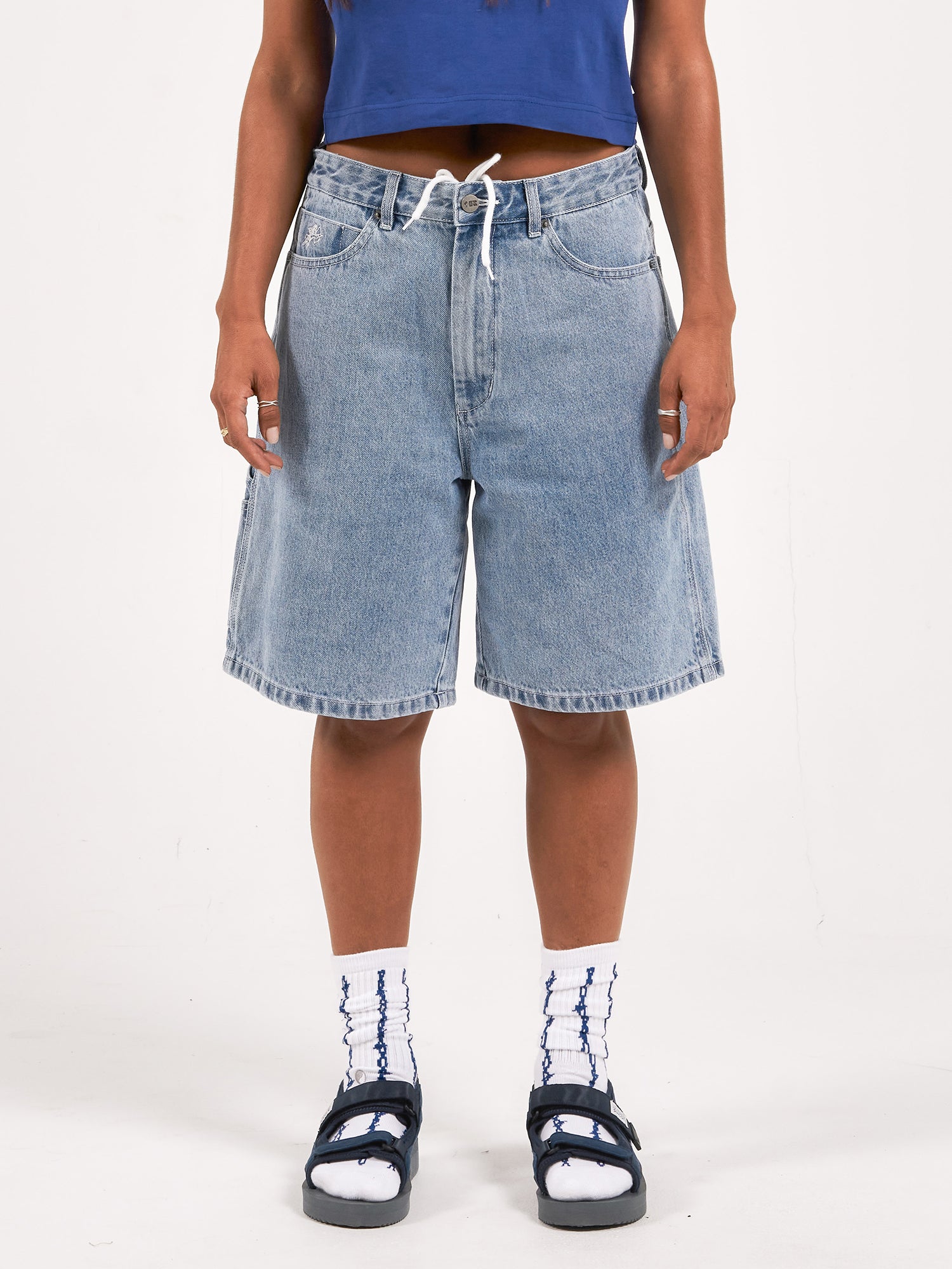 Fumbler Carpenter Jean Short - Spirit Blue