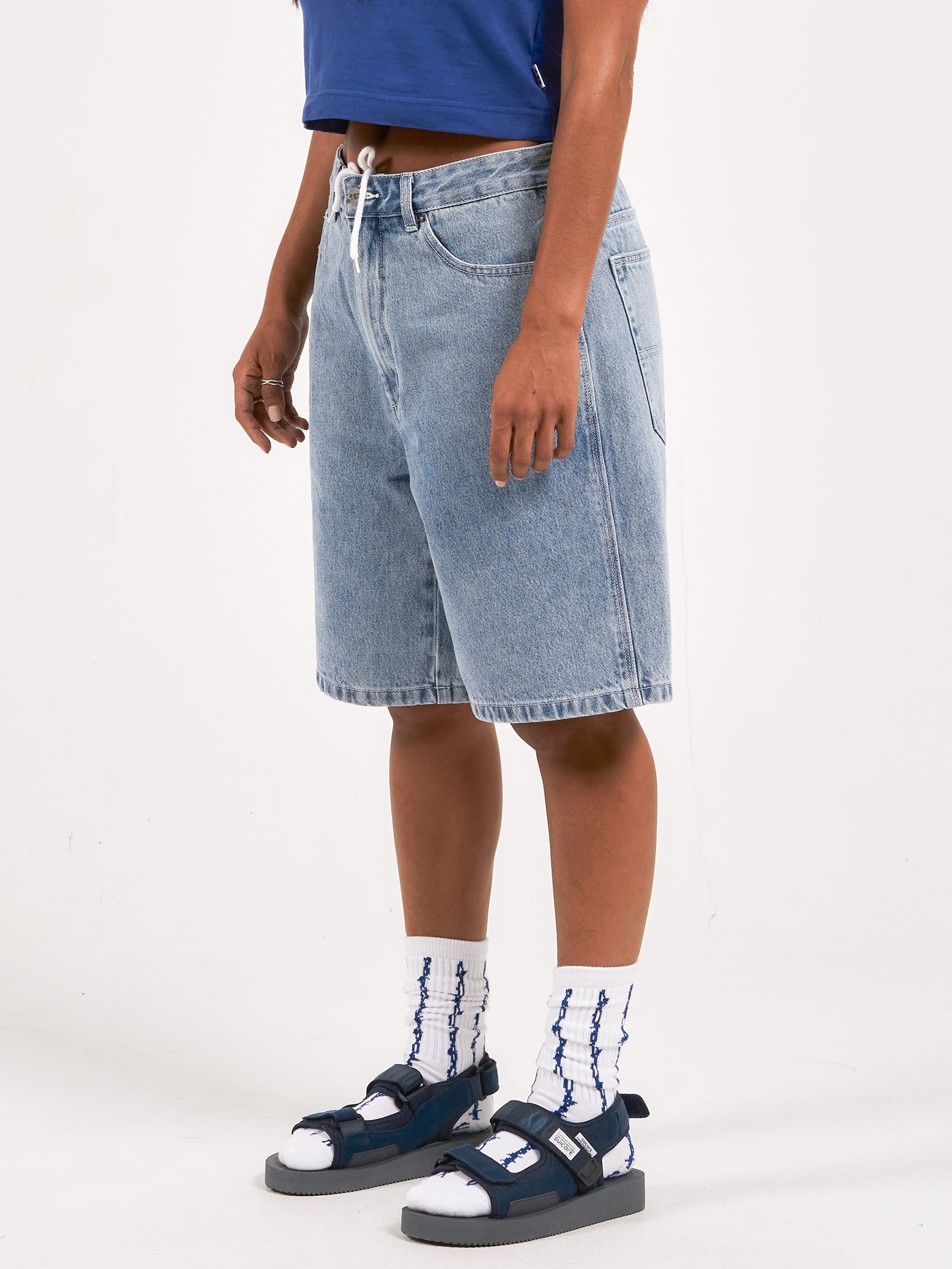 Fumbler Carpenter Jean Short - Spirit Blue