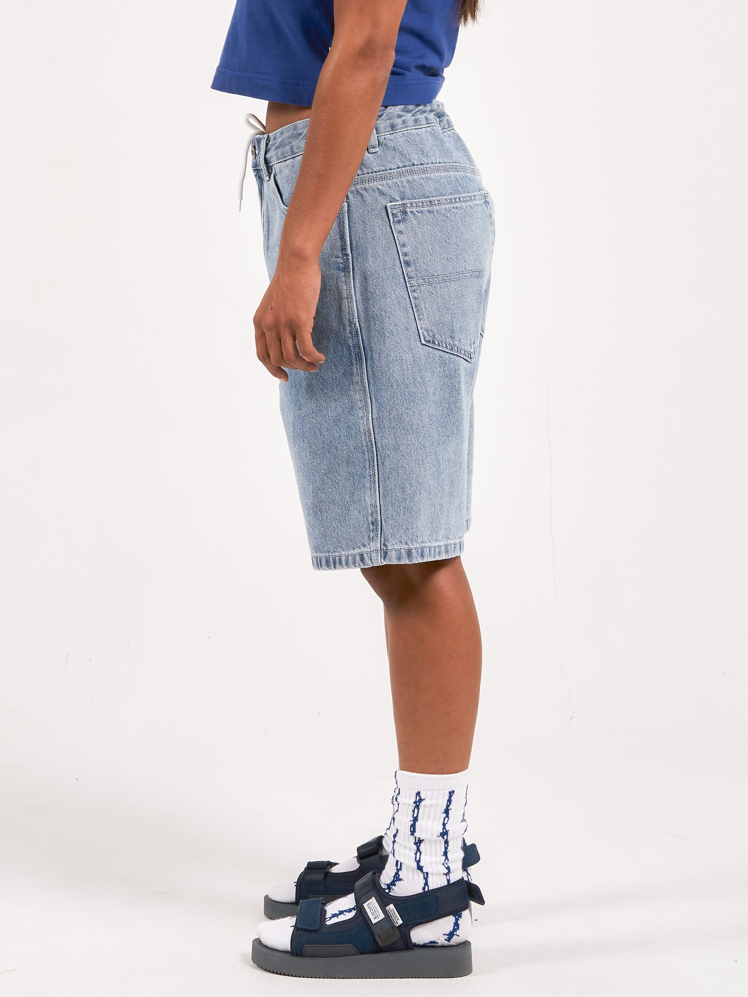 Fumbler Carpenter Jean Short - Spirit Blue