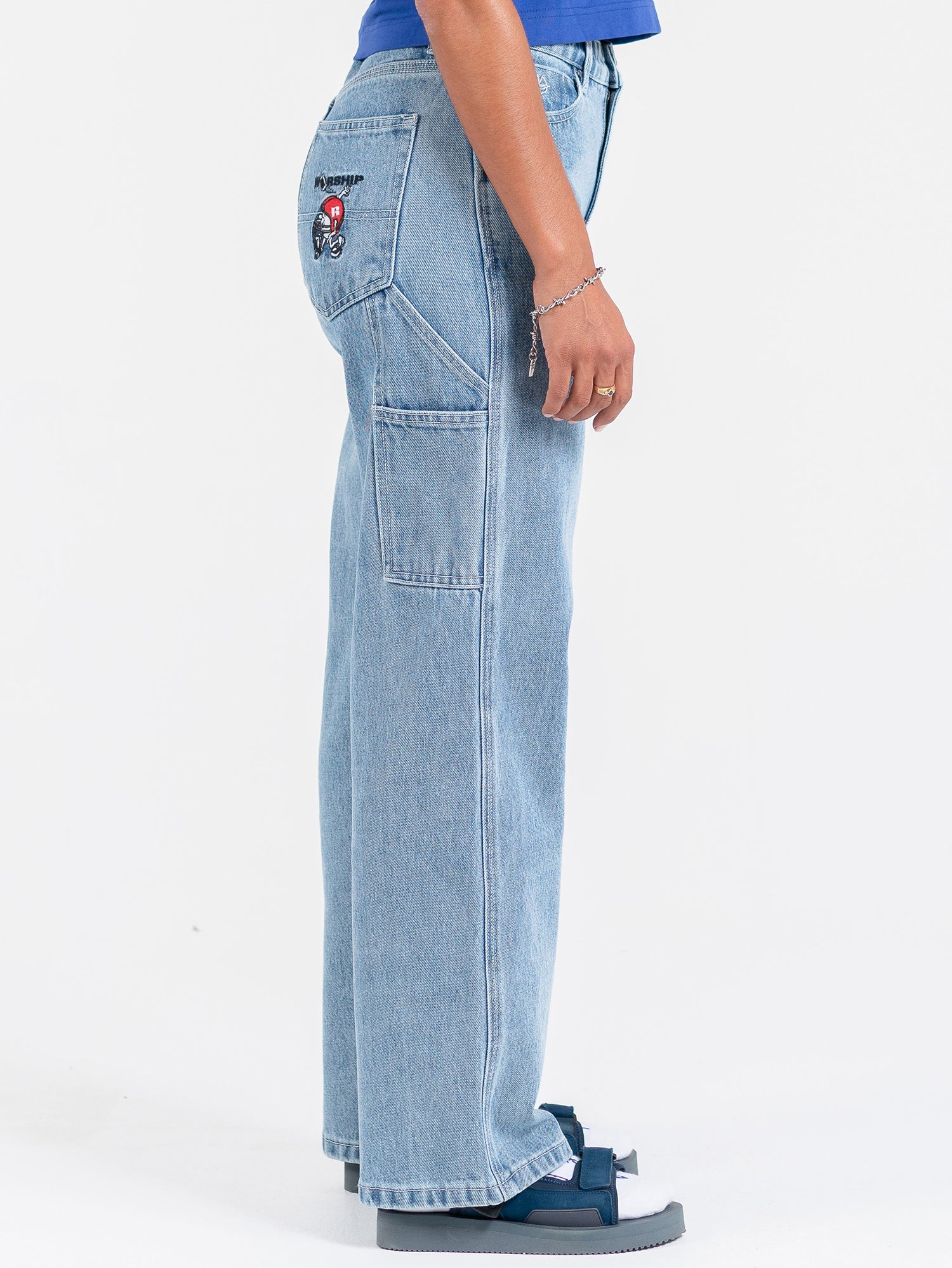 Fumbler Carpenter Baggy Jean - Spirit Blue