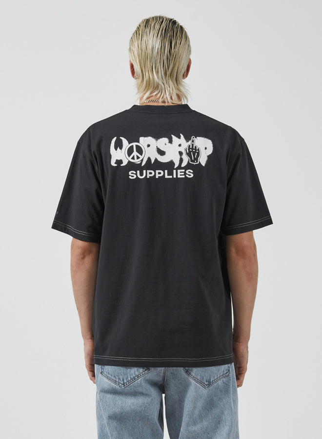 Pure Mayhem Tee - Washed Black