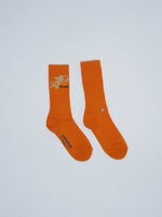 Cherub Socks 2 Pack - Orange-Black