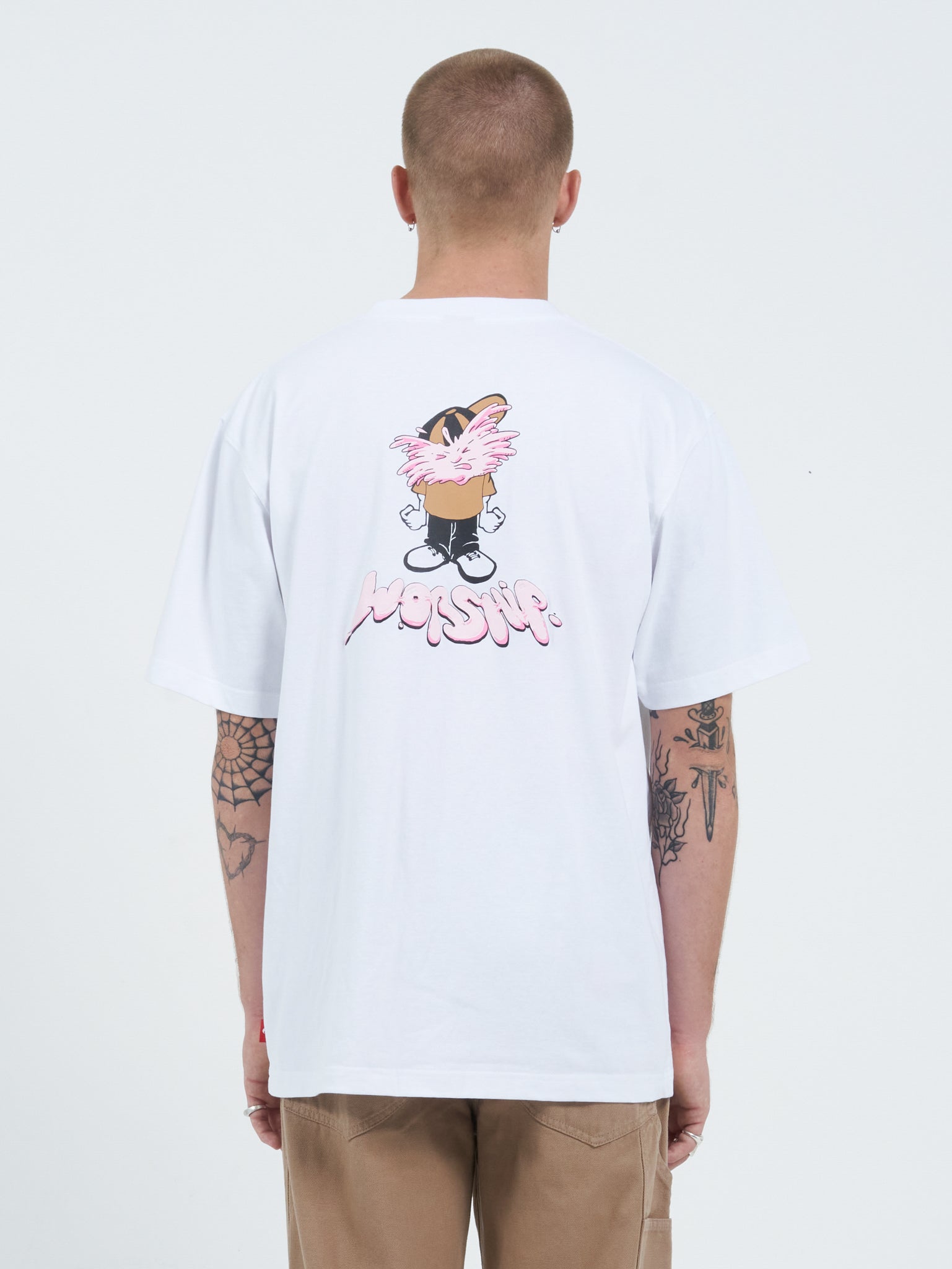 Bubble Trouble Tee - White