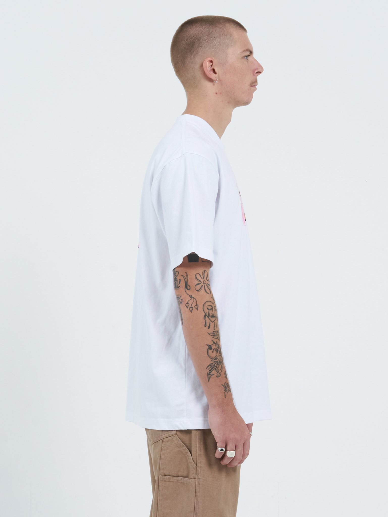 Bubble Trouble Tee - White