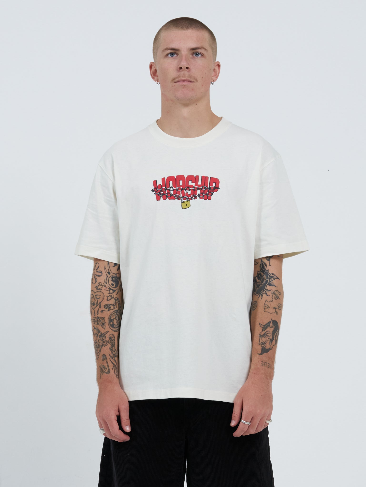 Core Strength Tee - Bone