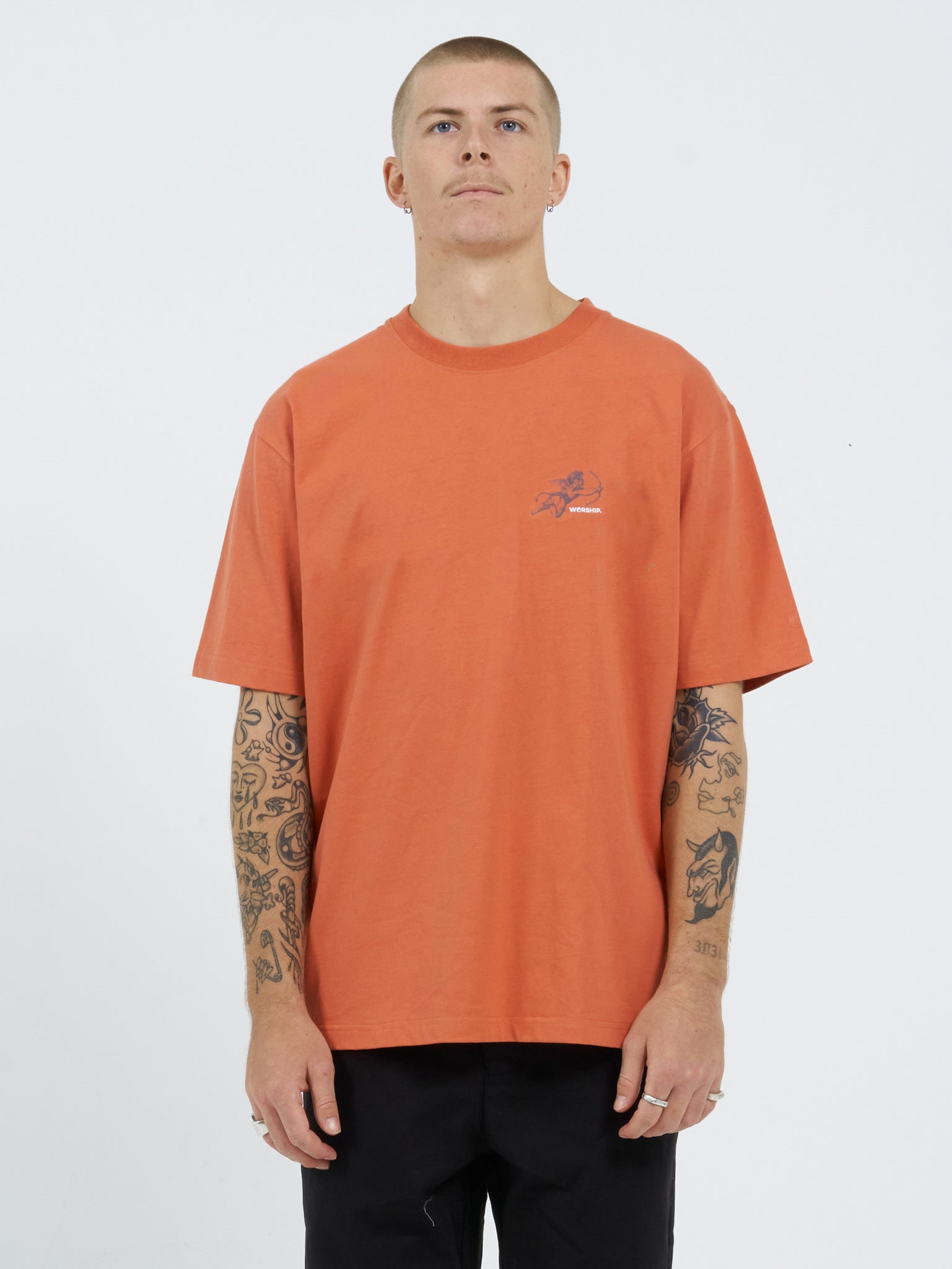 Cherub Tee - Washed Orange