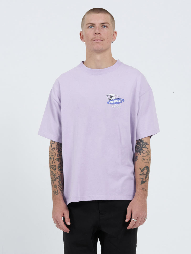 Offerings Over Size Tee - Orchid Hush
