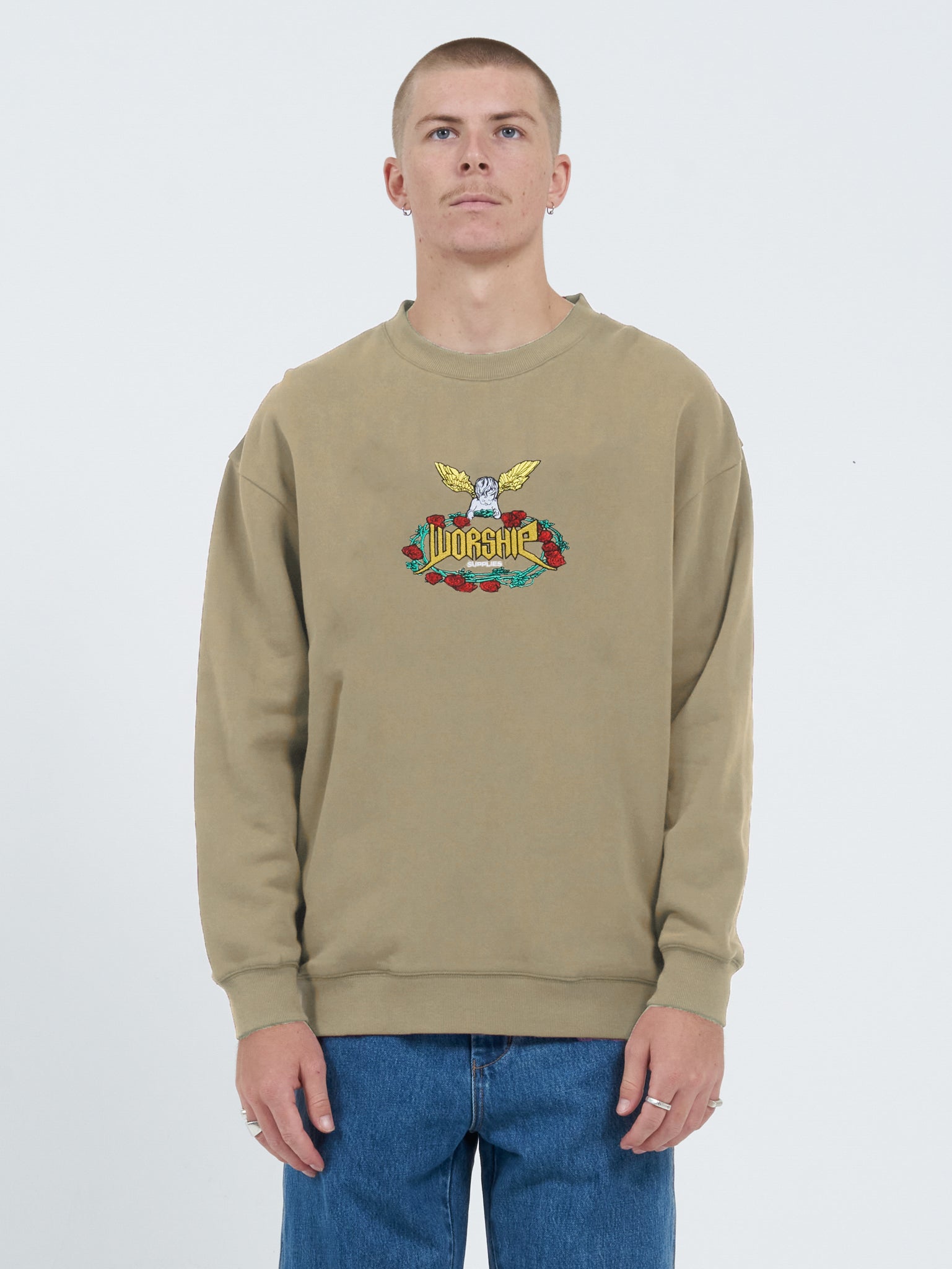 Ring O Rosie Crew Fleece - Sandy Taupe