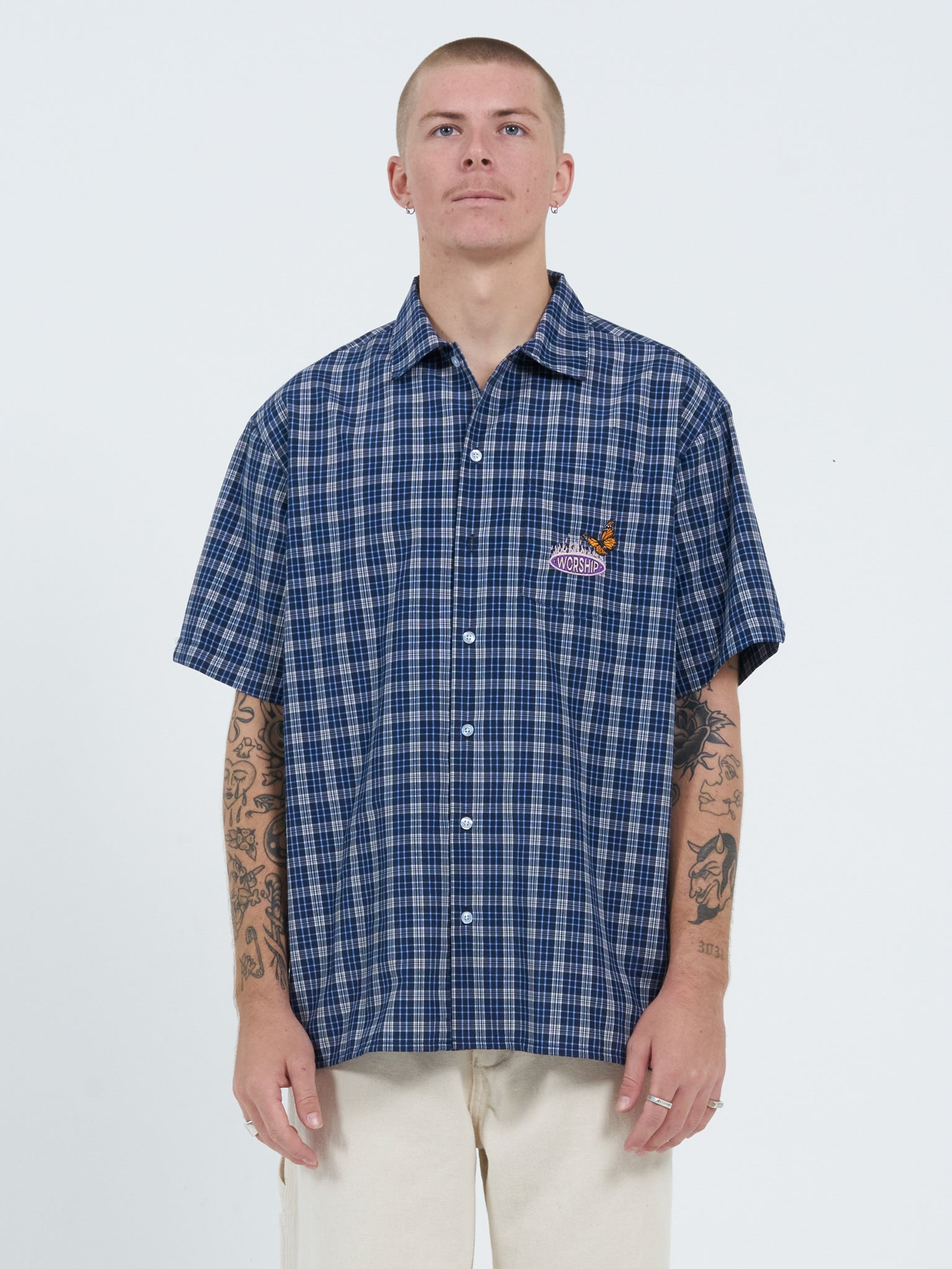 Captivate Short Sleeve Shirt - Blue