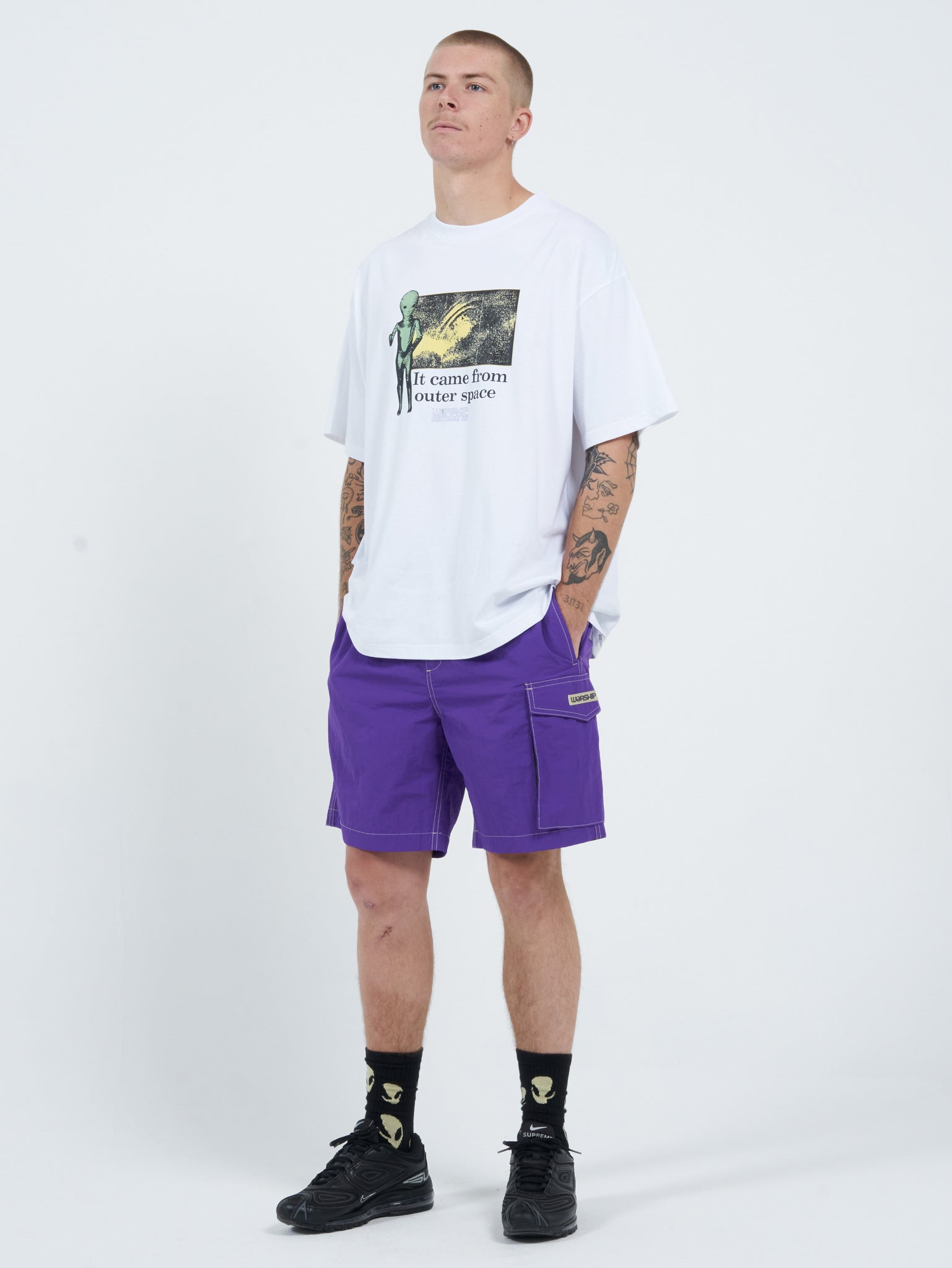 Alienation Nylon Short - Very Peri