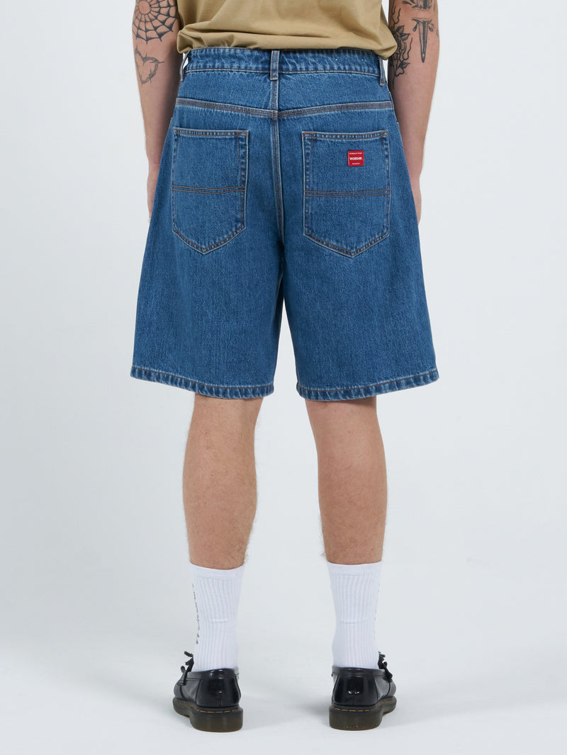 Lounger Jean Short - Classic Mid Blue