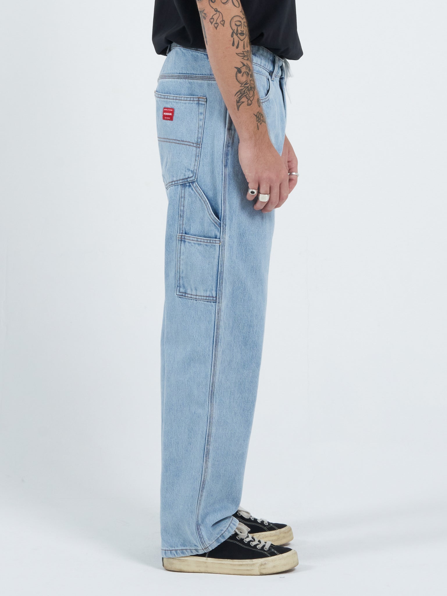 Worship Carpenter Jean - Worship Worn Blue