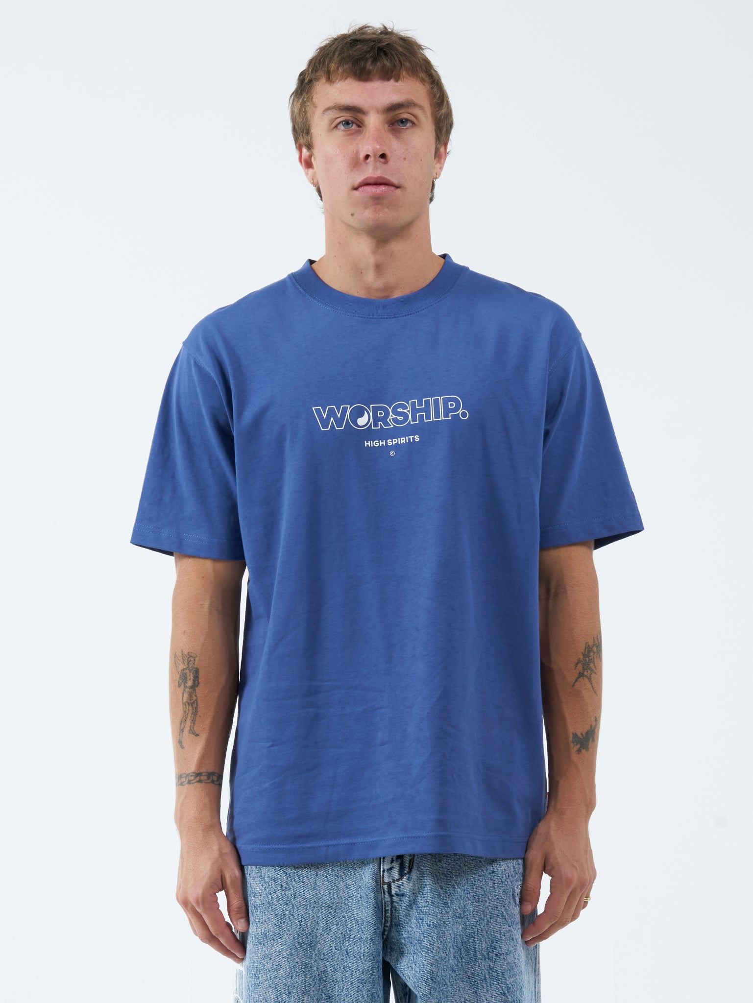 Core Tee - Blue Steel