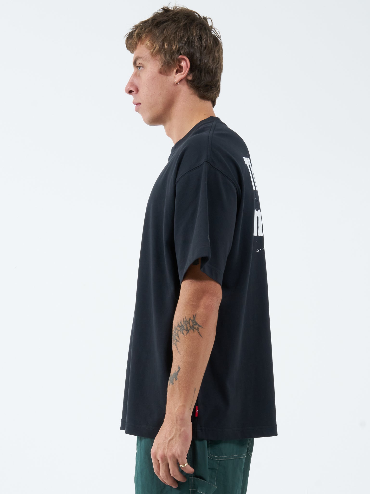 Grey Matter Tee - Washed Black