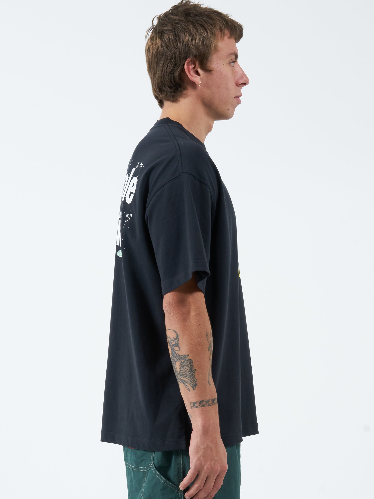 Grey Matter Tee - Washed Black