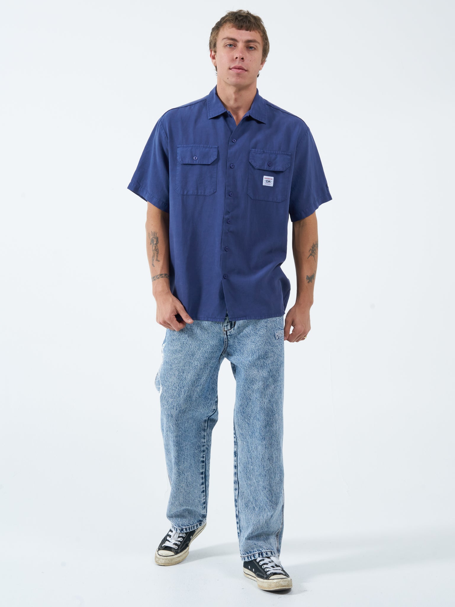 Service Work Shirt - Blue Steel