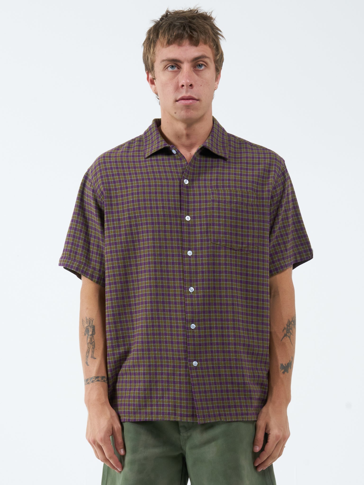 Cadet Short Sleeve Shirt - Rain Drum