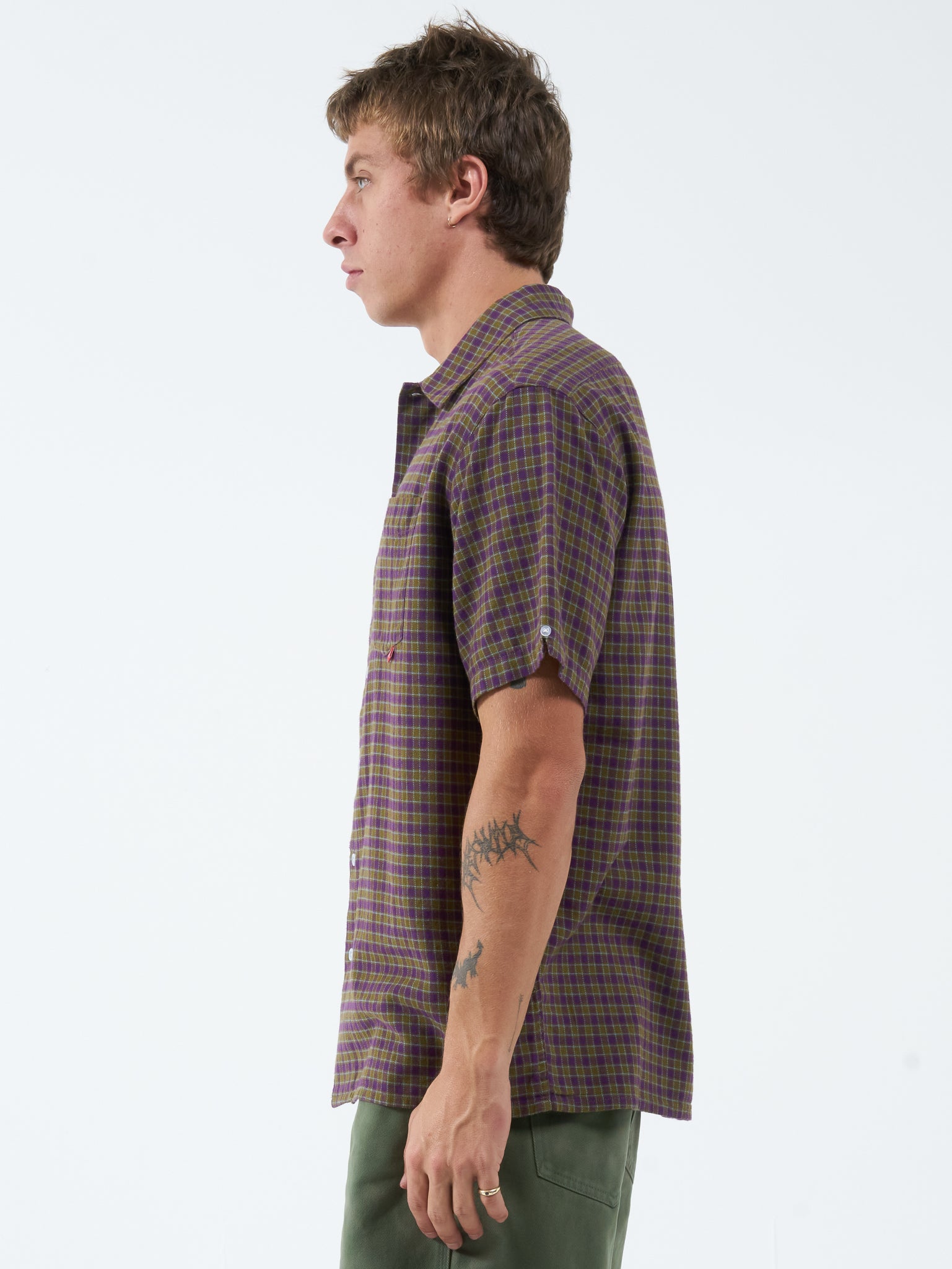 Cadet Short Sleeve Shirt - Rain Drum