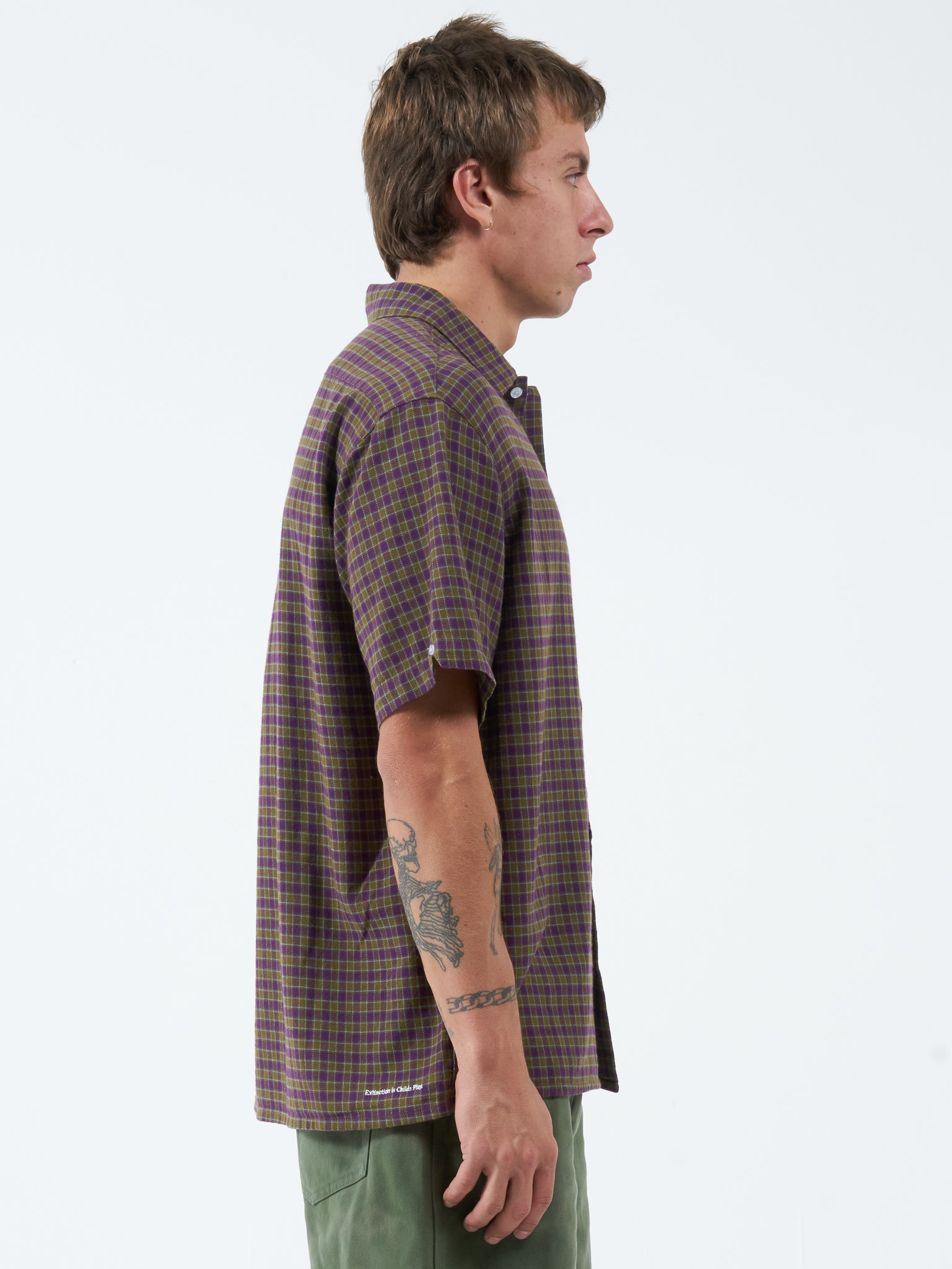 Cadet Short Sleeve Shirt - Rain Drum