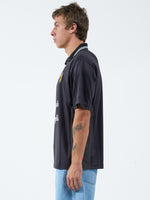 Hell Hole Football Jersey  - Washed Black